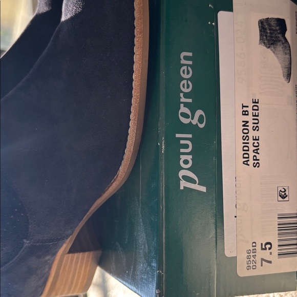 Paul Green Addison Space Suede Ankle Booties - Picture 12 of 14